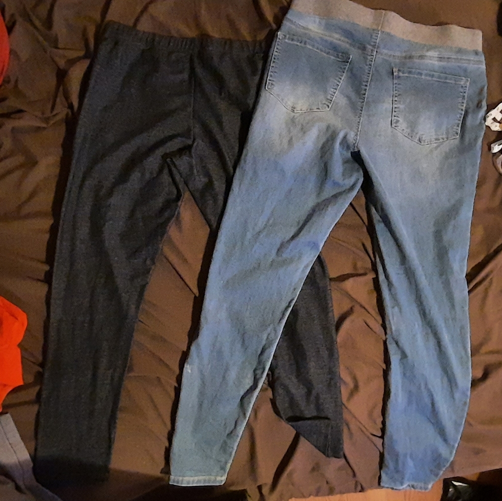 2 large stretch jeans